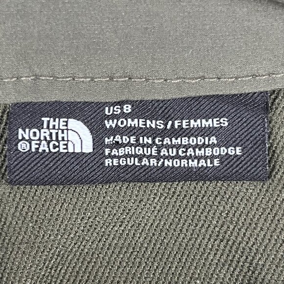 the North Face Hiking Pants Womens 8 Olive Green Bridgeway Convertible - Picture 3 of 9